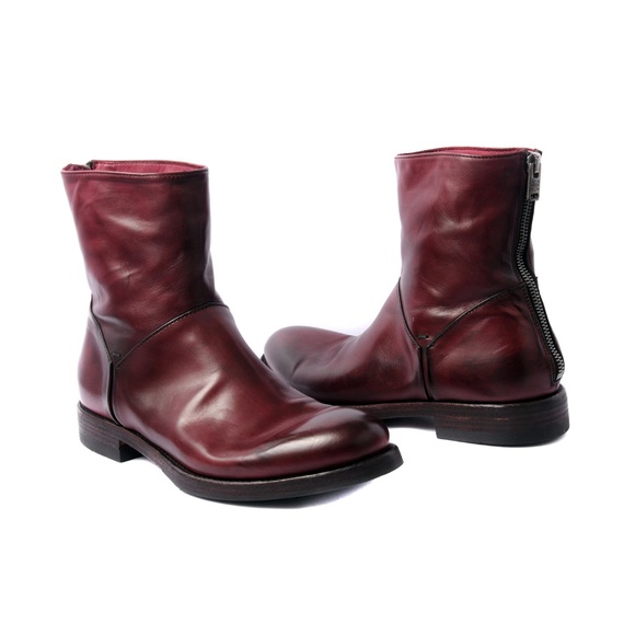 Pantanetti Ankle boot Brushed & hand-dyed leather - Picture 4 of 7